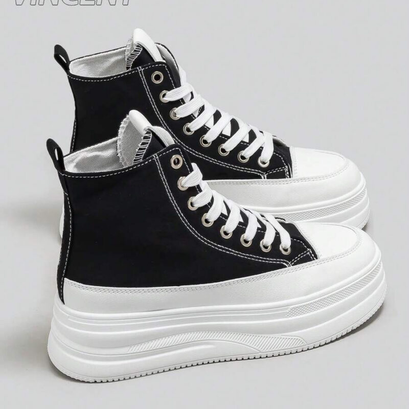 Alan Vincent Serie de zapatos de lona de caña...