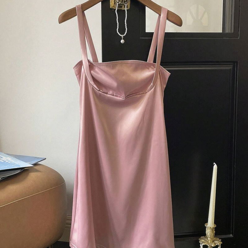 SHEIN EZwear Vestido De Manga Corta Con...