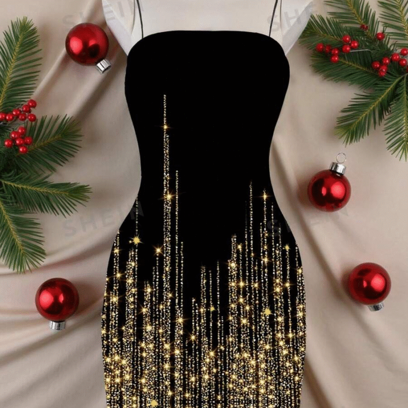 SHEIN EZwear Vestido de tirantes casual y minimalista...