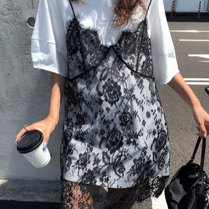 DAZY Vestido de mujer con mangas cortas...